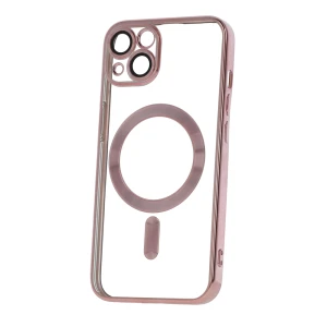 Nakładka Color Chrome Mag do iPhone 17 Pro 6,3" różowo-złota open ring