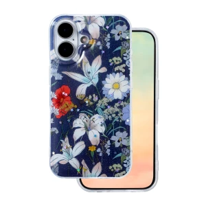 Nakładka Glow Glam do iPhone 17 6,3" niebieska