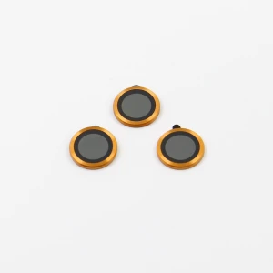 Zestaw szkieł na aparat do iPhone 17 Pro Max pomarańczowy