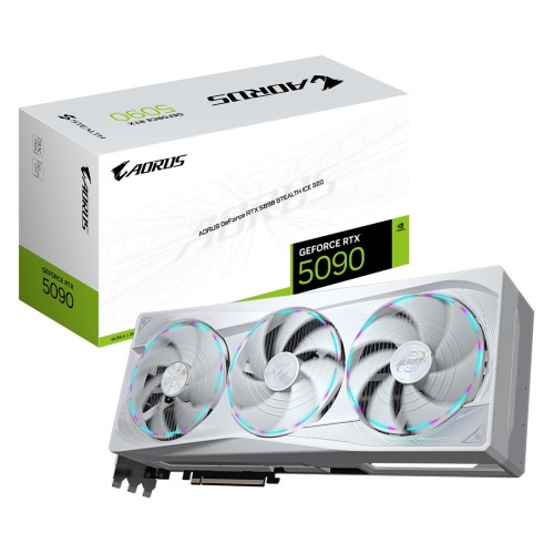 Karta graficzna Gigabyte GeForce RTX 5090 Aorus Stealth Ice 32 GB_1.jpg