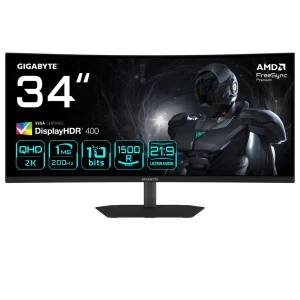 Monitor Gigabyte 34 G34WQC2 VA WQHD 200Hz 2xHDMI 2xDP głośniki