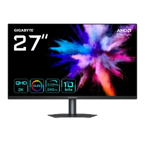 Monitor GIGABYTE GO27Q24 EK 27" 2560x1440px QD-OLED 240Hz 0.03 ms GTG