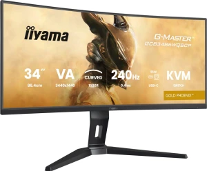 Monitor iiyama G-Master Curved GCB3486WQSCP-B1 34" UWQHD 240Hz USB-C Dock