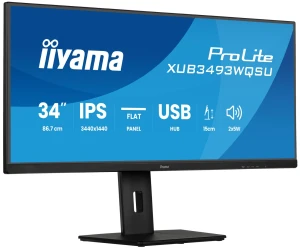 Monitor 34" iiyama ProLite XUB3493WQSU-B6 UWQHD IPS LED 1ms 120Hz HDMI HDR