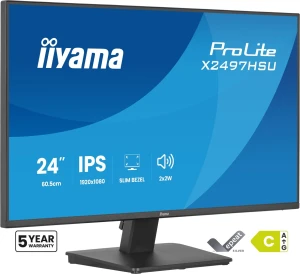 Monitor LED iiyama ProLite X2497HSU-B1 23.8 '' 1920 x 1080 px IPS / PLS