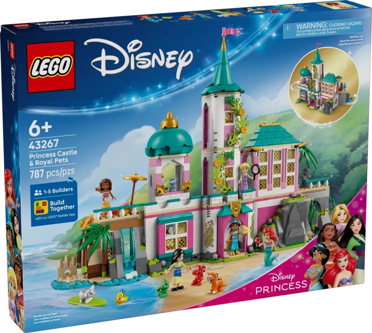 LEGO Disney Princess 43267 Zamek księżniczek i królewskie zwierzaki_1.jpg