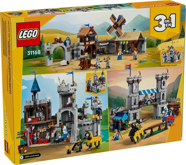 Klocki LEGO Creator 3 w 1 Zamek średniowieczny 31168 1371 elementów_2.jpg