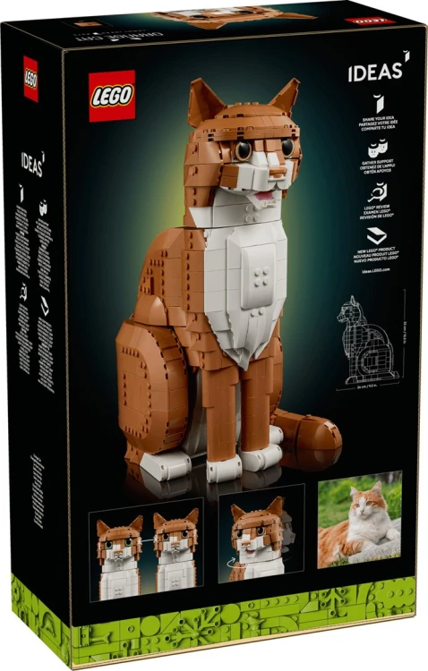 LEGO 21376 Rudy kot | zestaw kolekcjonerski do składania_4.jpg