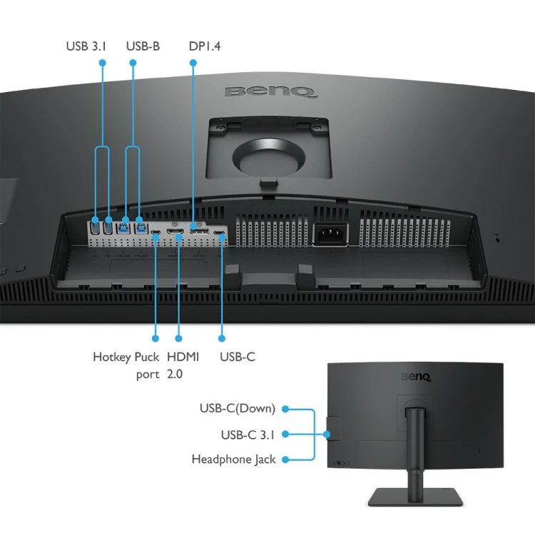 BenQ PD2705U monitor komputerowy 68,6 cm (27") 3840 x 2160 px 4K Ultra HD LED Czarny_5.jpg