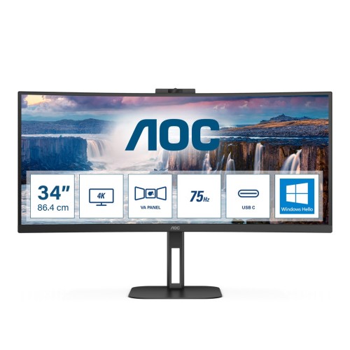 AOC V5 CU34V5CW monitor komputerowy 86,4 cm (34") 3440 x 1440 px Wide Quad HD LED Czarny_2.jpg