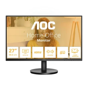 AOC B3 U27B3A monitor komputerowy 68,6 cm (27") 3840 x 2160 px 4K Ultra HD LCD Czarny