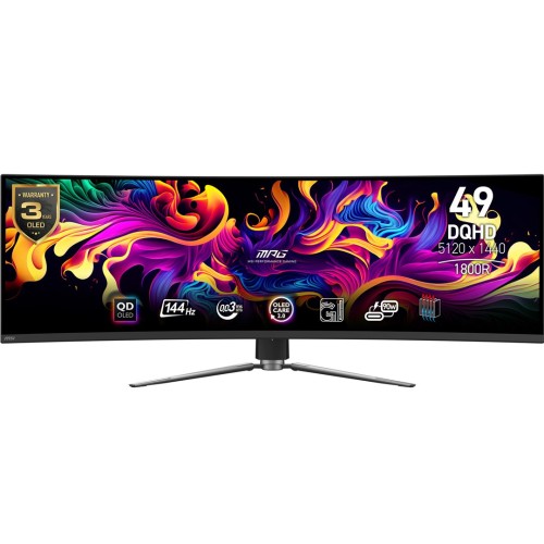 MSI MPG 491CQPDE QD-OLED monitor komputerowy 124,5 cm (49") 5120 x 1440 px Dual QHD Czarny_1.jpg