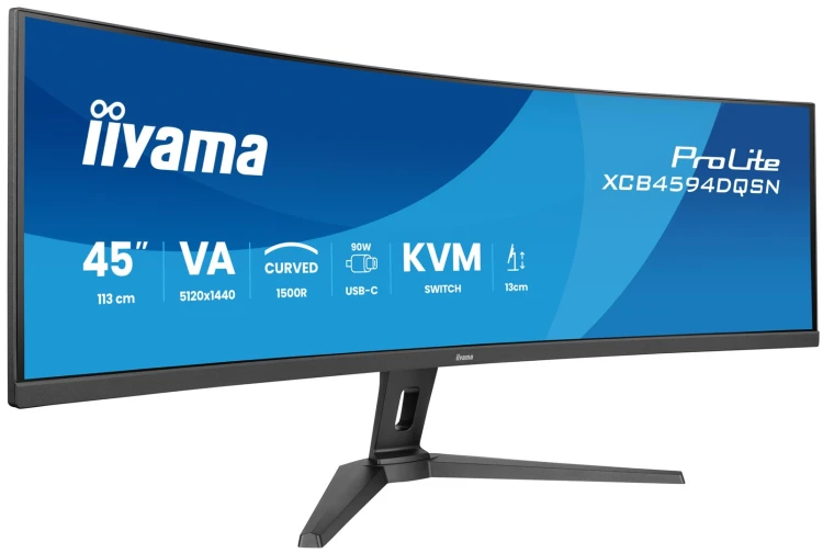 Monitor LED iiyama ProLite XCB4594DQSN-B1 44,5 " 5120 x 1440 px VA_1.jpg