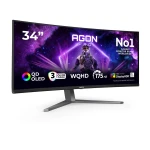 AOC AGON PRO AG346UCD monitor komputerowy 86,4 cm (34") 3440 x 1440 px Wide Quad HD QD-OLED Czarny, Szary_3.jpg