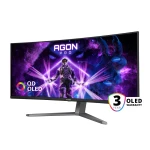 AOC AGON PRO AG346UCD monitor komputerowy 86,4 cm (34") 3440 x 1440 px Wide Quad HD QD-OLED Czarny, Szary_8.jpg