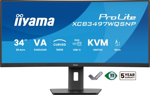 Zakrzywiony Monitor 34 cale iiyama ProLite XCB3497WQSNP-B1 3K 120Hz 0,4ms_3.jpg