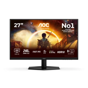 AOC G4 Q27G42ZE/69 monitor komputerowy 68,6 cm (27") 2560 x 1440 px Czarny, Czerwony