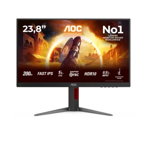 AOC G4 24G4HA monitor komputerowy 60,5 cm (23.8") 1920 x 1080 px Full HD LED Czarny, Czerwony