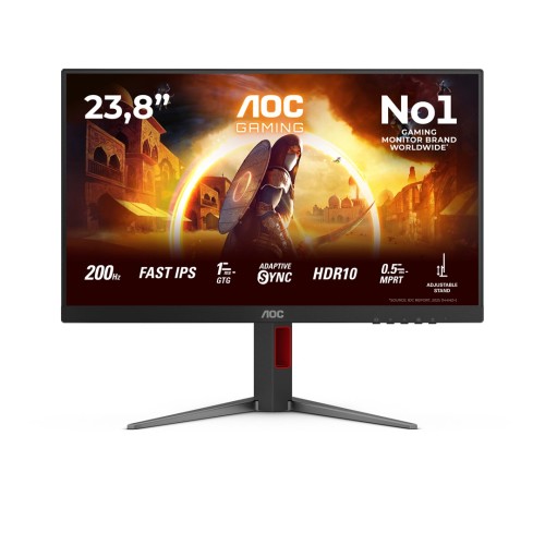 AOC G4 24G4HA monitor komputerowy 60,5 cm (23.8") 1920 x 1080 px Full HD LED Czarny, Czerwony_1.jpg