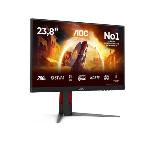 AOC G4 24G4HA monitor komputerowy 60,5 cm (23.8") 1920 x 1080 px Full HD LED Czarny, Czerwony_3.jpg