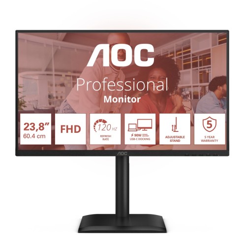 AOC E4 24E4CV monitor komputerowy 60,5 cm (23.8") 1920 x 1080 px Full HD LED Czarny_3.jpg