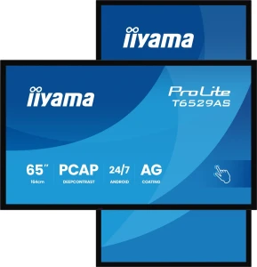 Monitor interaktywny 65" iiyama ProLite T6529AS-B1AG 4K UHD VA ELED USB-C