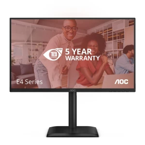 AOC 24E4U monitor komputerowy 60,5 cm (23.8") 1920 x 1080 px Full HD LED Czarny