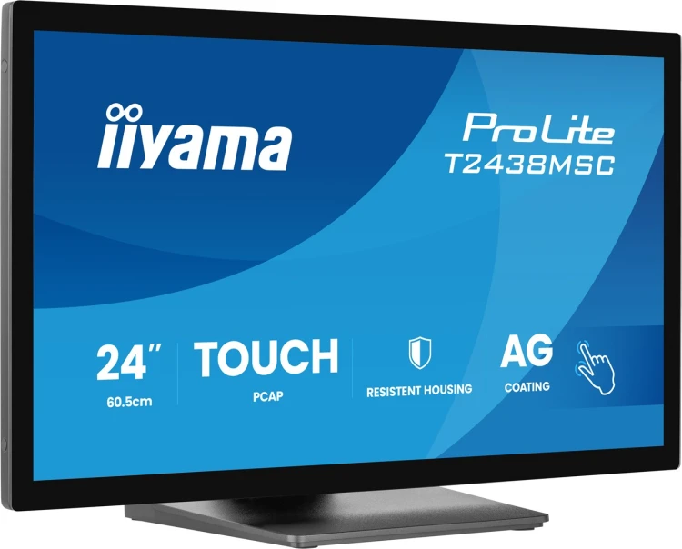 iiyama ProLite T2438MSC-B2 monitor komputerowy 60,5 cm (23.8") 1920 x 1080 px Full HD LED Ekran dotykowy Czarny_3.jpg
