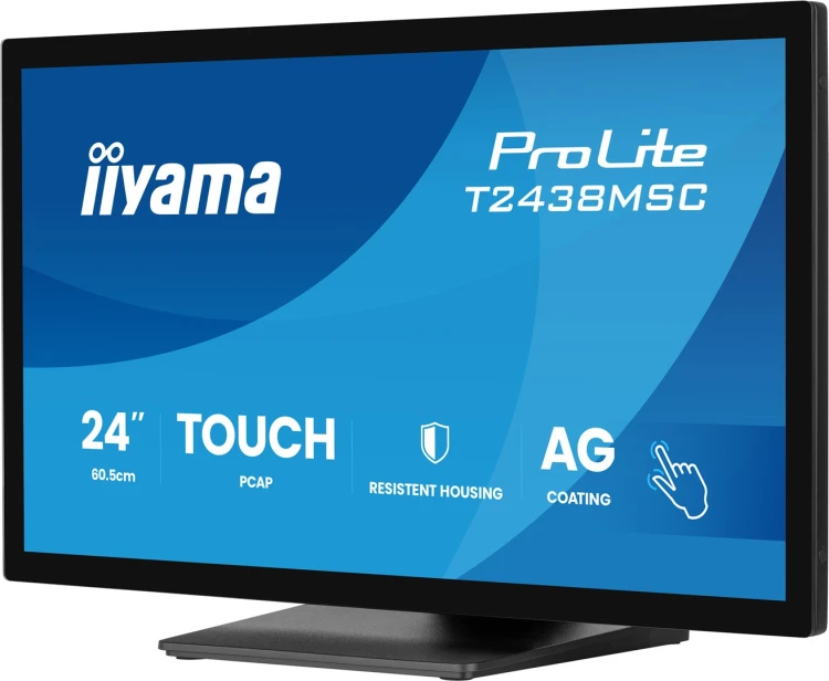 iiyama ProLite T2438MSC-B2 monitor komputerowy 60,5 cm (23.8") 1920 x 1080 px Full HD LED Ekran dotykowy Czarny_5.jpg