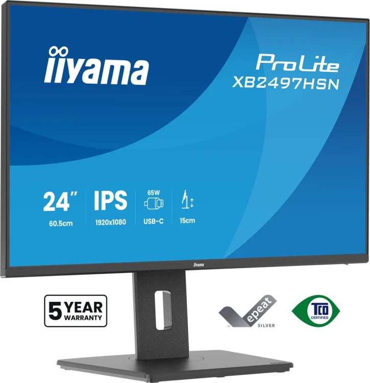 iiyama ProLite XB2497HSN-B1 monitor komputerowy 60,5 cm (23.8") 1920 x 1080 px Full HD LED Czarny_1.jpg