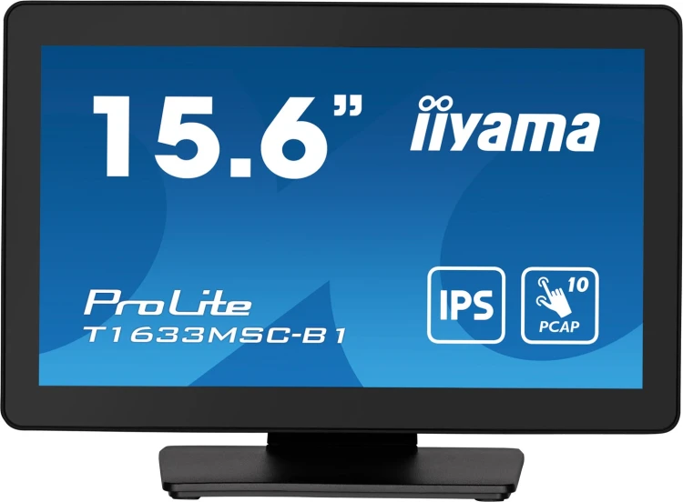 iiyama ProLite T1633MSC-B1 monitor komputerowy 39,6 cm (15.6") 1920 x 1080 px Full HD LCD Ekran dotykowy Czarny_4.jpg