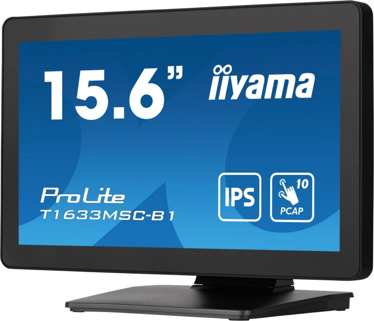 iiyama ProLite T1633MSC-B1 monitor komputerowy 39,6 cm (15.6") 1920 x 1080 px Full HD LCD Ekran dotykowy Czarny_5.jpg