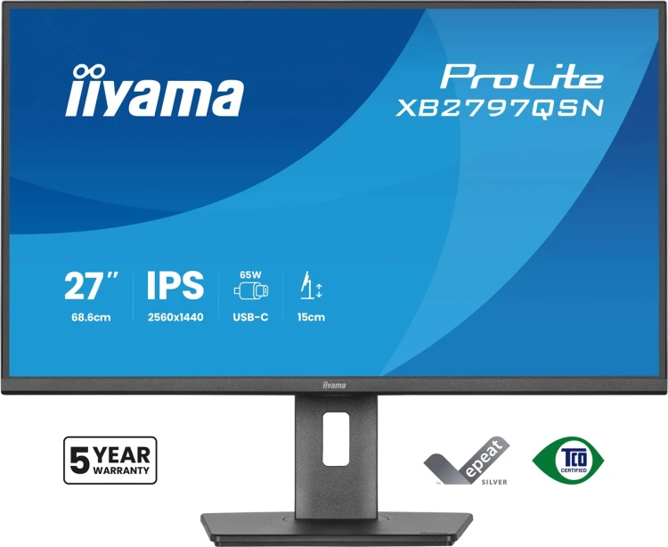 iiyama ProLite XB2797QSN-B1 monitor komputerowy 68,6 cm (27") 2560 x 1440 px Quad HD LCD Czarny_3.jpg