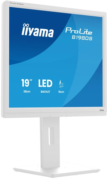 iiyama ProLite B1980S-W1 monitor komputerowy 48,3 cm (19") 1280 x 1024 px SVGA LED Biały_1.jpg