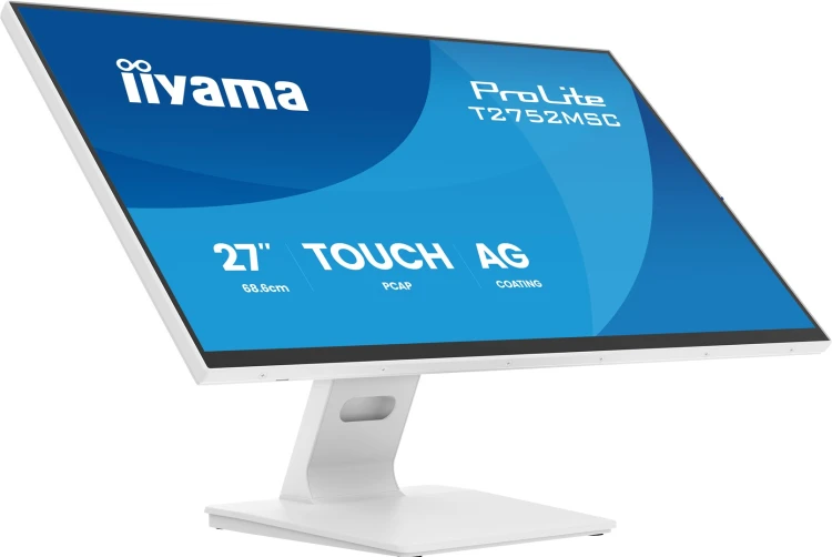 iiyama ProLite T2752MSC-W1AG monitor komputerowy 68,6 cm (27") 1920 x 1080 px Full HD LCD Ekran dotykowy Biały_1.jpg