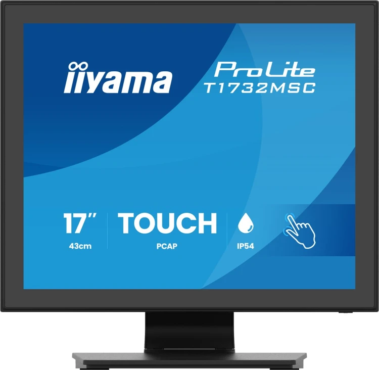 iiyama ProLite T1732MSC-B2S monitor komputerowy 43,2 cm (17") 1280 x 1024 px SXGA LED Ekran dotykowy Czarny_1.jpg