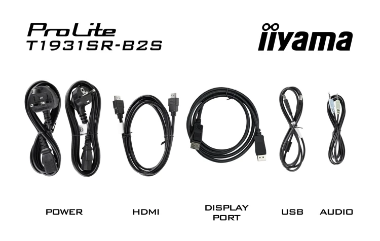 iiyama ProLite T1931SR-B2S monitor komputerowy 48,3 cm (19") 1280 x 1024 px SXGA LCD Ekran dotykowy Stół Czarny_7.jpg