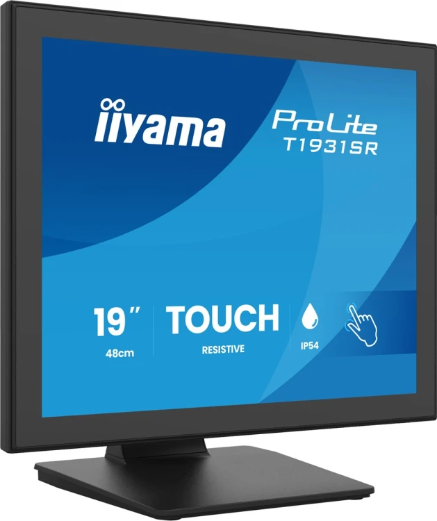 iiyama ProLite T1931SR-B2S monitor komputerowy 48,3 cm (19") 1280 x 1024 px SXGA LCD Ekran dotykowy Stół Czarny_9.jpg