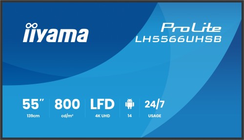 Monitor LED iiyama LH5566UHSB-B1AG 55 " 3840 x 2160 px IPS / PLS_2.jpg