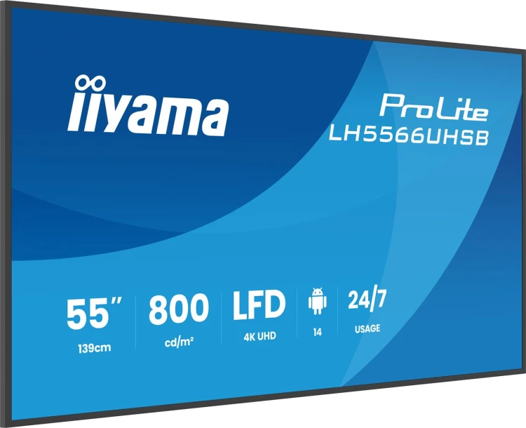 Monitor LED iiyama LH5566UHSB-B1AG 55 " 3840 x 2160 px IPS / PLS_4.jpg
