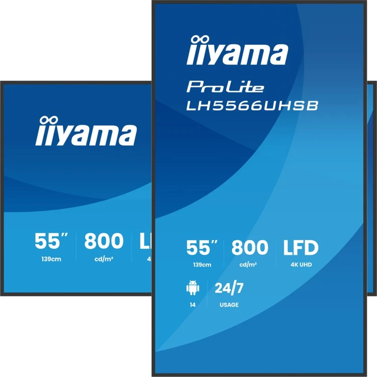 Monitor LED iiyama LH5566UHSB-B1AG 55 " 3840 x 2160 px IPS / PLS_6.jpg