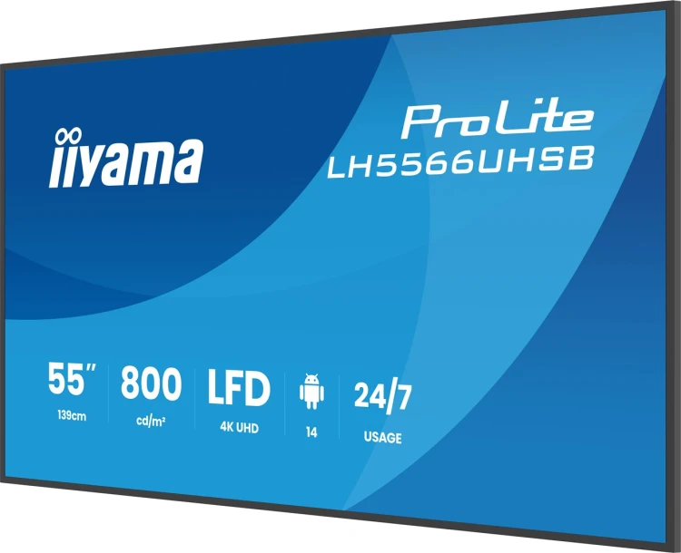 Monitor LED iiyama LH5566UHSB-B1AG 55 " 3840 x 2160 px IPS / PLS_7.jpg