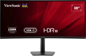 Viewsonic VA3820C monitor komputerowy 96,5 cm (38") 3840 x 1600 px Wide Quad HD+ LED Czarny