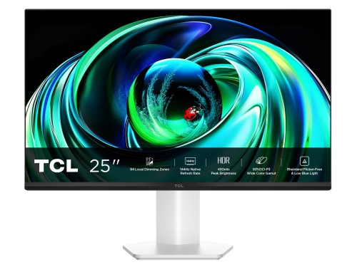TCL 25G54 monitor komputerowy 63,5 cm (25") 1920 x 1080 px Full HD QLED Biały_1.jpg