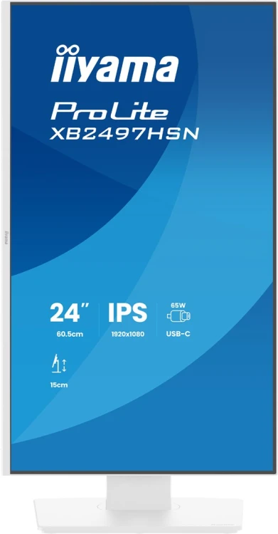 iiyama ProLite XB2497HSN-W1 monitor komputerowy 60,5 cm (23.8") 1920 x 1080 px Full HD LED Biały_3.jpg