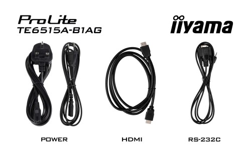 iiyama TE6515A-B2AG signage display Kiosk 163,8 cm (64.5") Wi-Fi 550 cd/m² 4K Ultra HD Czarny Ekran dotykowy Procesor wbudowany Android 24/7_3.jpg