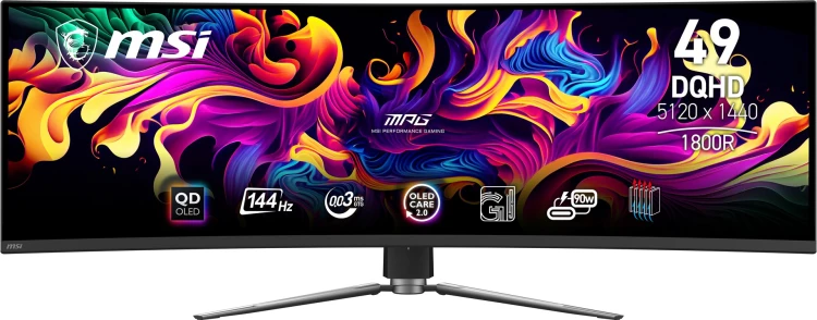 MSI MPG 491CQP QD-OLED monitor komputerowy 124,5 cm (49") 5120 x 1440 px Dual WQHD Czarny_4.jpg