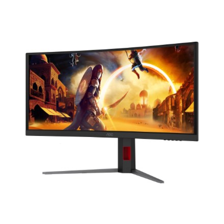AOC G4 CU34G4CA monitor komputerowy 86,4 cm (34") 3440 x 1440 px Wide Quad HD Czarny, Czerwony_2.jpg