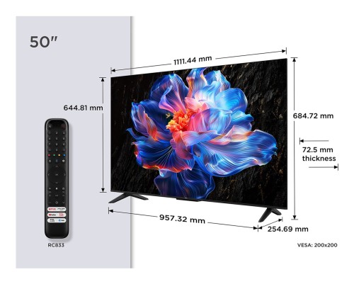 TCL P6K 50P6K Telewizor 127 cm (50") 4K Ultra HD Smart TV Wi-Fi Metaliczny_1.jpg