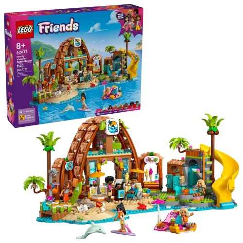 LEGO Friends 42673 Klocki Rodzinne wakacje na plaży_1.jpg